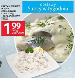 Selgros Filety śledziowe w sosie czosnkowym Selgros oferta
