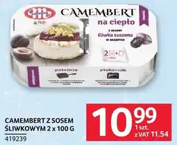 Selgros Camembert z sosem śliwkowym 2x100g Mlekovita oferta
