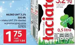 Selgros Mleko UHT 3,2% 500ml również w promocyjnej cenie Łaciate oferta