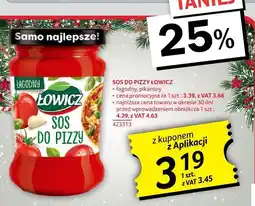 Selgros Sos do pizzy Łowicz łagodny, pikantny 500g oferta
