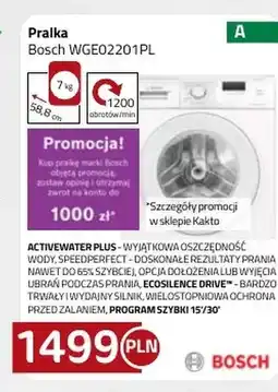 Kakto Pralka Bosch oferta