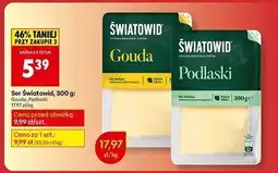 Biedronka Ser Światowid, 300 g: Gouda, Podlaski oferta