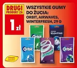 Biedronka Gumy do żucia: Orbit, Airwaves, Winterfresh, 29 g Biedronka oferta