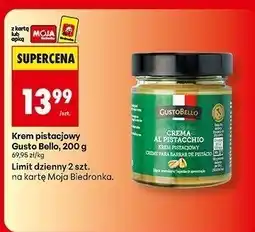 Biedronka Krem pistacjowy Gusto Bello, 200 g oferta