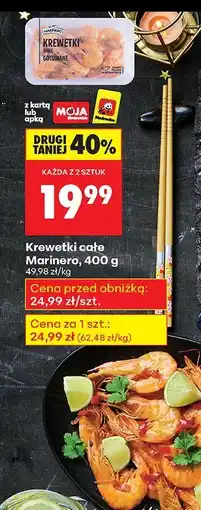 Biedronka Krewetki całe Marinero 400 g oferta