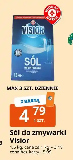 E.Leclerc Sól do zmywarek Wiodąca Marka Visior oferta