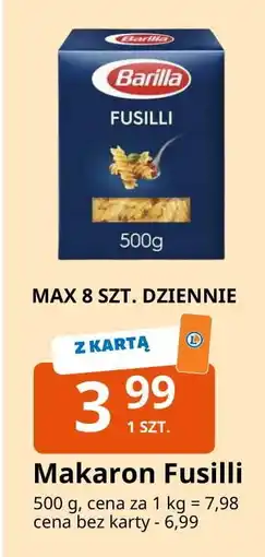 E.Leclerc Makaron fusilli Barilla oferta