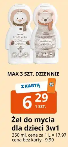 E.Leclerc Żel pod prysznic 3w1 miś On Line oferta