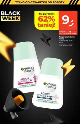 Dealz Dezodorant action control+ 96h clinically tested Garnier Mineral oferta