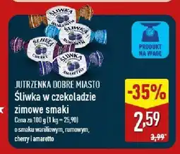 ALDI Śliwka w czekoladzie zimowe smaki Jutrzenka oferta