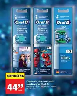 Biedronka Końcówki do szczoteczki elektrycznej Oral-B oferta