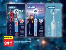 Biedronka Szczoteczka elektryczna Oral-B: vitality pro, spiderman, frozen oferta