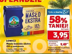 Kaufland Masło łowickie ekstra 200 g ŁOWICZ oferta