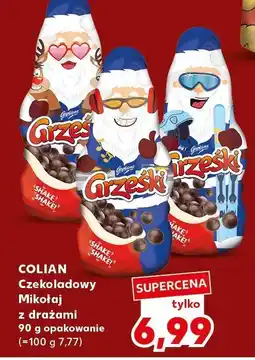 Kaufland Czekoladowy Mikołaj z drażami Colian oferta