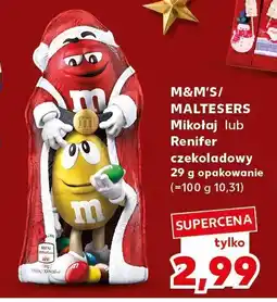 Kaufland Mikołaj lub Renifer czekoladowy M&M's / Maltesers oferta