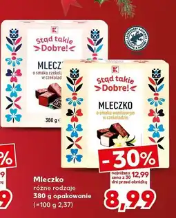 Kaufland Mleczko różne rodzaje Stąd takie Dobre! oferta