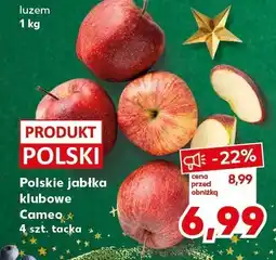 Kaufland Jabłka polskie Idared Cameo 4 szt. tacka Kaufland oferta