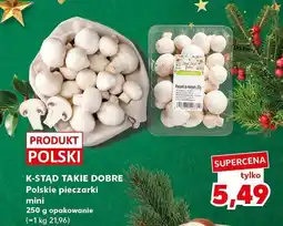 Kaufland Pieczarki polskie mini K-STAD TAKIE DOBRE opakowanie (=1 kg 21,96) oferta