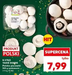 Kaufland Pieczarki polskie K-STAD TAKIE DOBRE opakowanie (=1 kg 15,98) oferta