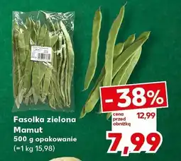 Kaufland Fasolka zielona Mamut opakowanie (=1 kg 15,98) Kaufland oferta