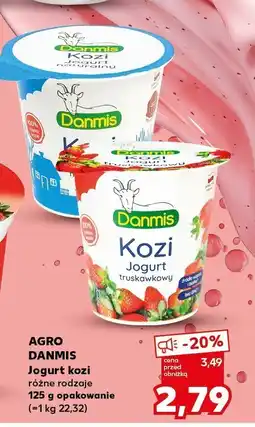 Kaufland Jogurt kozi Agro Danmis różne rodzaje oferta