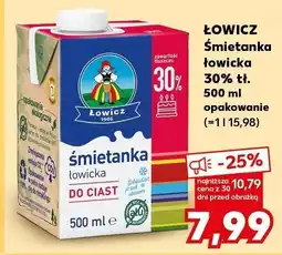 Kaufland Śmietanka łowicka Łowicz 30% oferta