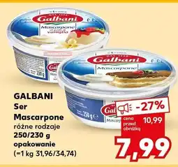 Kaufland Ser Galbani Mascarpone różne rodzaje oferta