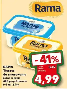 Kaufland Tłuszcz do smarowania Rama różne rodzaje oferta