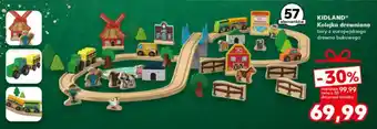 Kaufland Kolejka drewniana Kidland oferta