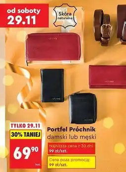 Biedronka Portfel męski Próchnik oferta