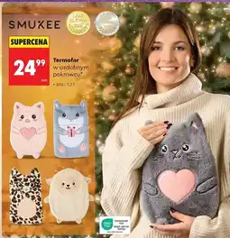 Biedronka Termofor w pluszowym pokrowcu 1.2 l Smukee oferta