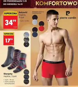 Biedronka Skarpety męskie rozm. 39-46 Pierre Cardin Paris oferta