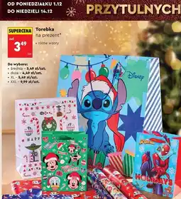 Biedronka Torebka na prezenty xxl oferta