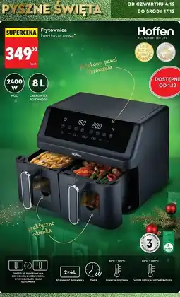 Biedronka Frytownica beztłuszczowa 2400 w 8 l Hoffen oferta