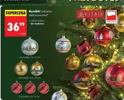 Biedronka Bombki dekorowane 80 mm Vitbis oferta