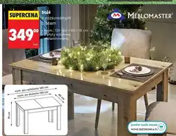 Biedronka Stół rozkładany 120-160 x 80 78 cm Meblomaster oferta