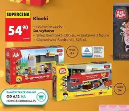 Biedronka Klocki ciężarówka biedronki Elefun oferta
