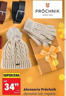 Biedronka Rękawiczki męskie Próchnik oferta