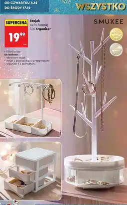 Biedronka Stojak z podstawką 3 przegródkami Smukee oferta