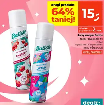 Suchy szampon Batiste