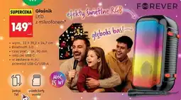 Biedronka Głośnik bluetooth led 25 w Forever oferta