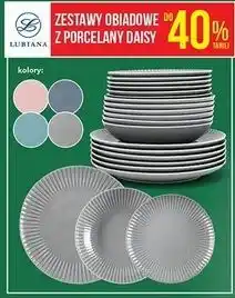 Biedronka Zestaw obiadowy daisy Lubiana oferta