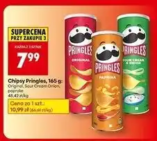 Biedronka Chipsy original Pringles oferta