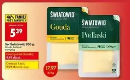 Biedronka Ser gouda plastry Światowid oferta