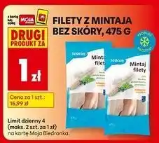 Biedronka Filety z mintaja Seacon oferta