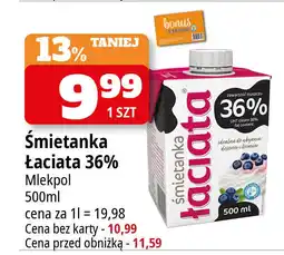 E.Leclerc Śmietanka 36 % Łaciata oferta