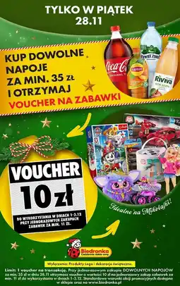 Biedronka Nektar jabłkowy Riviva oferta