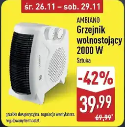 ALDI AMBIANO Grzejnik wolnostojący oferta