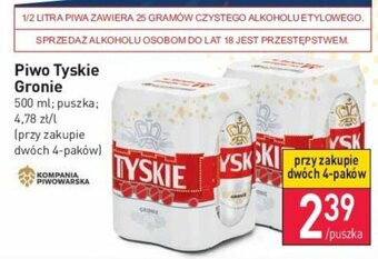 Stokrotka Piwo Tyskie Gronie 500ml oferta