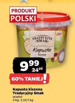 Netto Kapusta kiszona 3 kg Tradycyjny Smak oferta